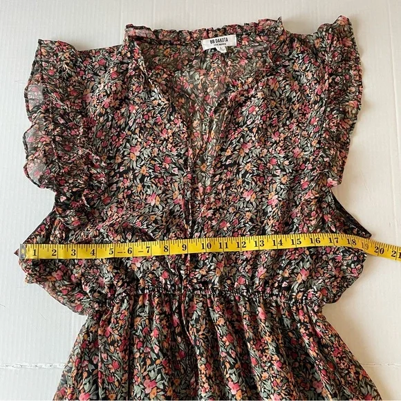 BB Dakota by Steve Madden Sleeveless Multicolor Floral Maxi Dress - Picture 5 of 14